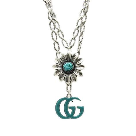 collare fiore gucci|Collane Gucci da donna .